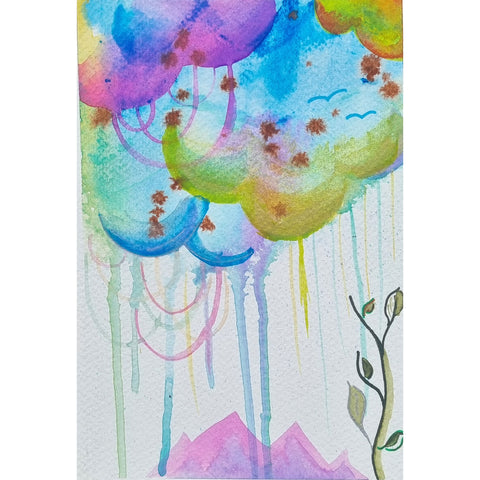 Watercolour Flow - Little Art School - Term 4 2025