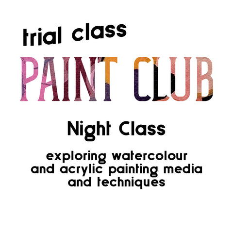 Paint Club - Little Art School - Trial Class - Term 2 2024