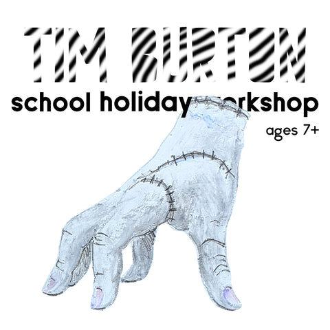 Artrageous! Tim Burton - a school holiday art workshop January 2026