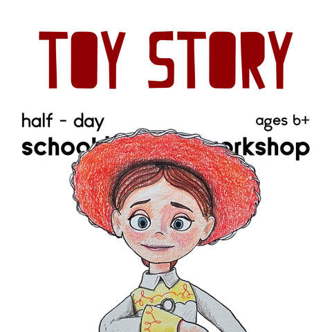 Artrageous! Toy Story - a half day school holiday art workshop September 2026