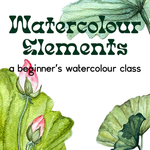 Watercolour Elements - Little Art School - Term 3