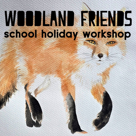 Artrageous! Woodland Friends - a school holiday art workshop October 2025