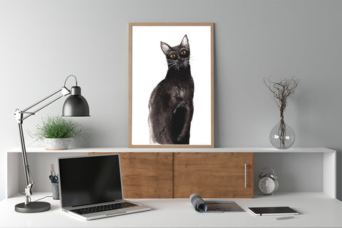 Black Cat - a limited edition Dark Beastie print