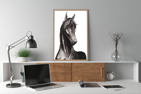 Dark Horse - a limited edition Dark Beastie print