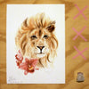 Lion and Orchids - limited edition